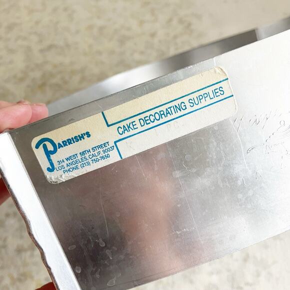 Vintage Parrish's Magic Line 12" x 3" Heart Shape Cake Mold Ring Cutter Parrish - Picture 2 of 10